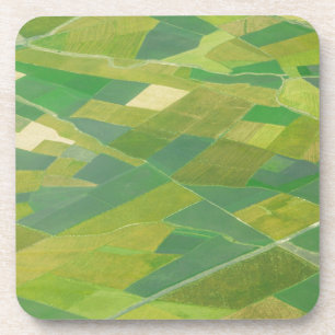 Aerial Of Farmlands In Ethiopia Coaster