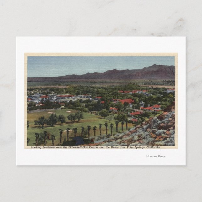 Aerial of O'Donnell Golf Course Postcard (Front)