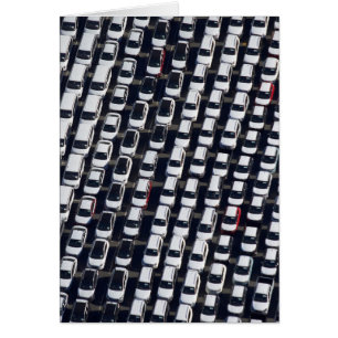 Aerial over Car Lot