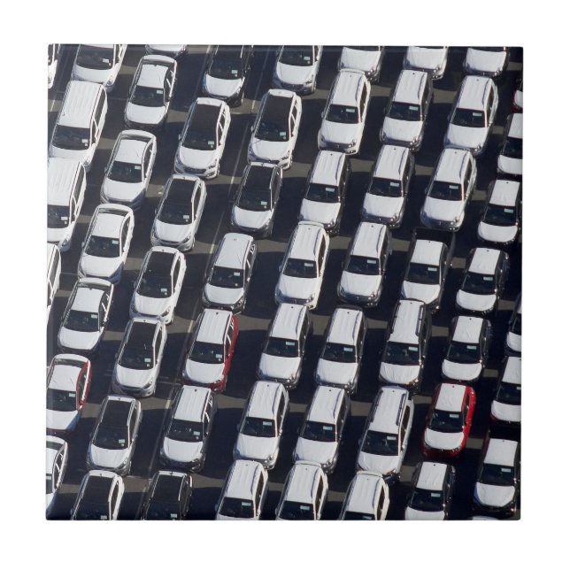 Aerial over Car Lot Tile (Front)