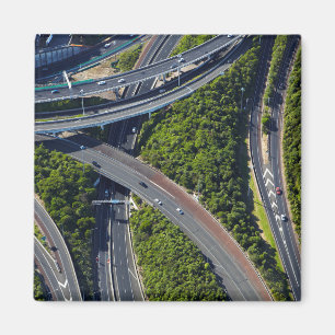 Aerial over Highway Junction Magnet