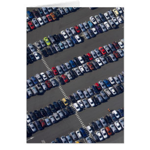 Aerial over Parking Lot