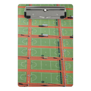 Aerial Over Tennis Courts Mini Clipboard