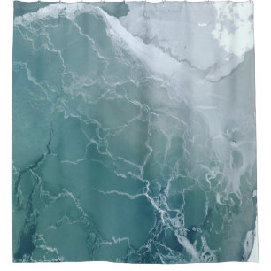 Aerial photo of body of water