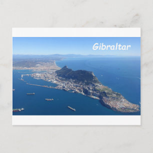 Aerial Photo of Gibraltar Postcard