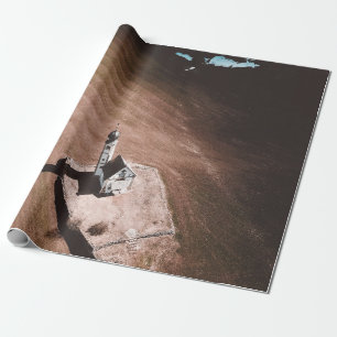 AERIAL PHOTO OF WHITE BUILDING DURING DAYTIME WRAPPING PAPER