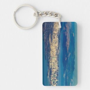 Aerial photograph of the San Francisco Bay Keychain