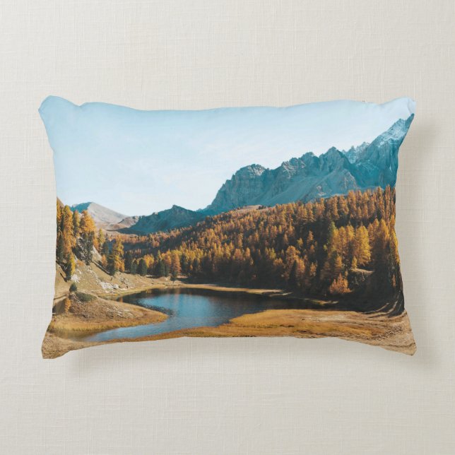 AERIAL PHOTOGRAPHY OF CONCRETE ROAD ACCENT PILLOW (Front)