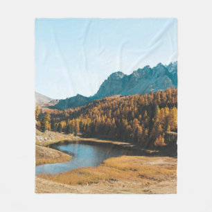 AERIAL PHOTOGRAPHY OF CONCRETE ROAD FLEECE BLANKET