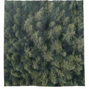 Aerial photography of green trees