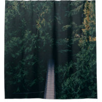 AERIAL PHOTOGRAPHY OF HANGING BRIDGE NEAR TREES