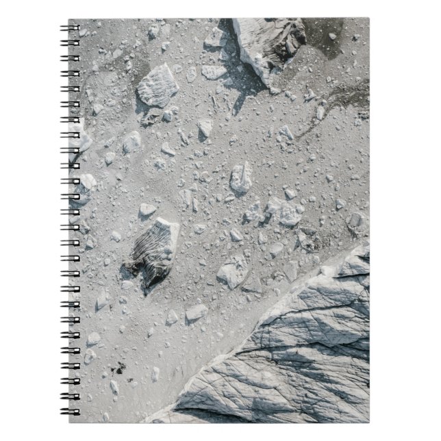 Aerial photography of rocks notebook (Front)