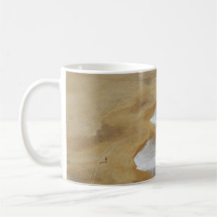 AERIAL PHOTOGRAPHY OF SEA WAVES COFFEE MUG