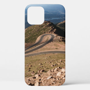 AERIAL PHOTOGRAPHY OF WINDING ROAD iPhone 12 CASE