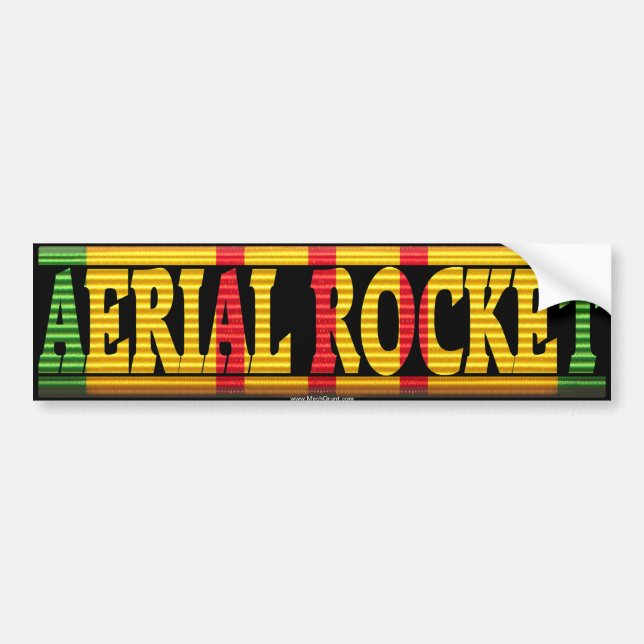 Aerial Rocket Vietnam Service Ribbon Sticker (Front)