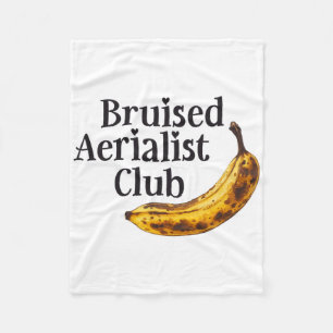 Aerial Silk Hoop Bruised Aerialist Club Acrotics C Fleece Blanket
