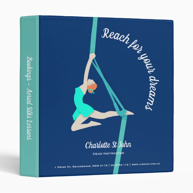 Aerial Silks Binder (Front/Spine)