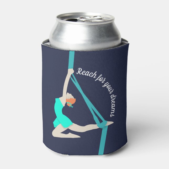 Aerial Silks Can Cooler (Can Front)
