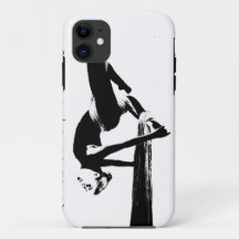 Aerial Silks Classic Black and White iPhone 5 Case