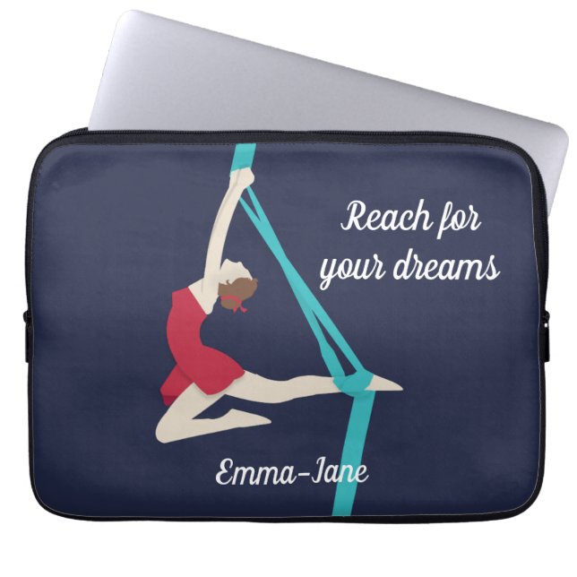 Aerial Silks Laptop Sleeve (Front)