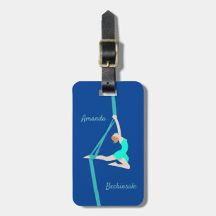 Aerial Silks Luggage Tag