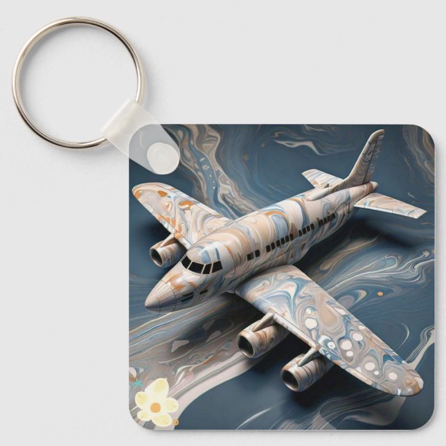 "Aerial Symphony" Keychain (Front)