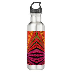 Aerial Tulip Fields at Peak Bloom 710 Ml Water Bottle