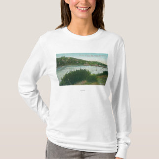 Aerial View of Belvedere Bay, Hotel Belvedere T-Shirt