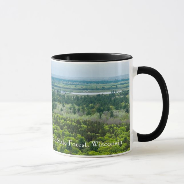 Aerial View of Black River State Forest Mug (Right)