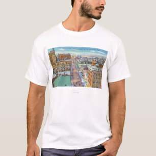 Aerial View of Business Section of the City T-Shirt