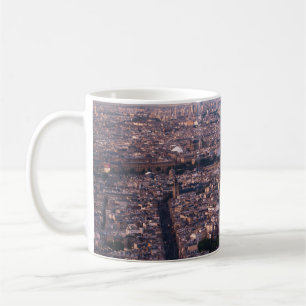 AERIAL VIEW OF CITY BUILDINGS DURING DAYTIME COFFEE MUG