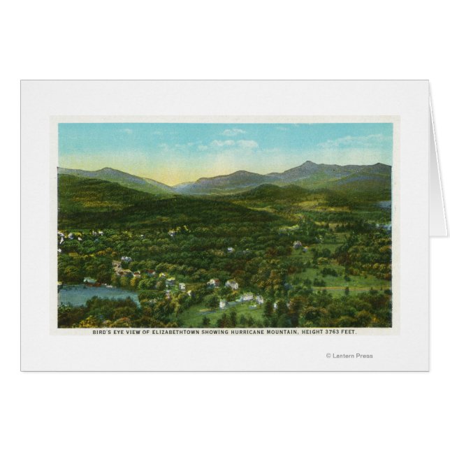 Aerial View of City with Hurrican Mountain (Front Horizontal)