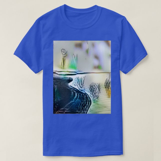 aerial view of coastline in valparaiso chile T-Shirt (Design Front)