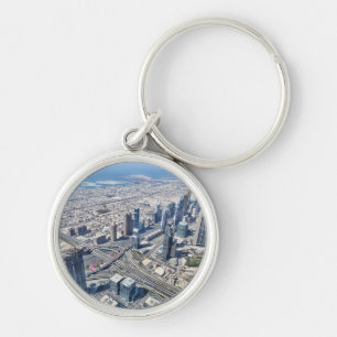 Aerial View Of Dubai Keychain