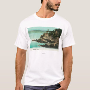 Aerial View of Eagle Dome at Point Lobos T-Shirt