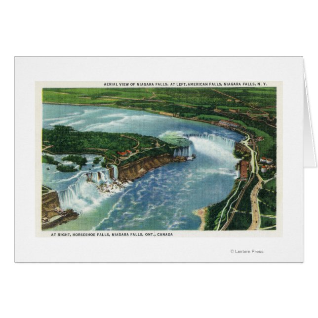 Aerial View of Entire Niagara Falls 2 (Front Horizontal)