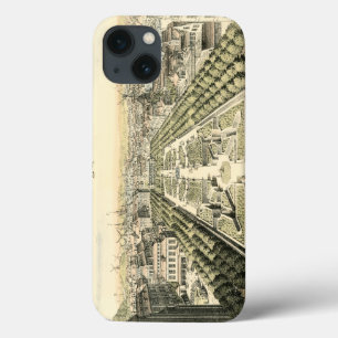 Aerial View of Formal Garden by Eric Dahlbergh iPhone 13 Case