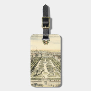 Aerial View of Formal Garden by Eric Dahlbergh Luggage Tag