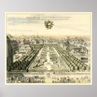 Aerial View of Formal Garden by Eric Dahlbergh