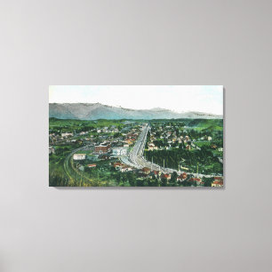 Aerial View of Highland Park Canvas Print