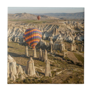 Aerial View Of Hot Air Balloons, Cappadocia 2 Tile