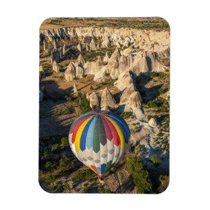 Aerial View Of Hot Air Balloons, Cappadocia Magnet