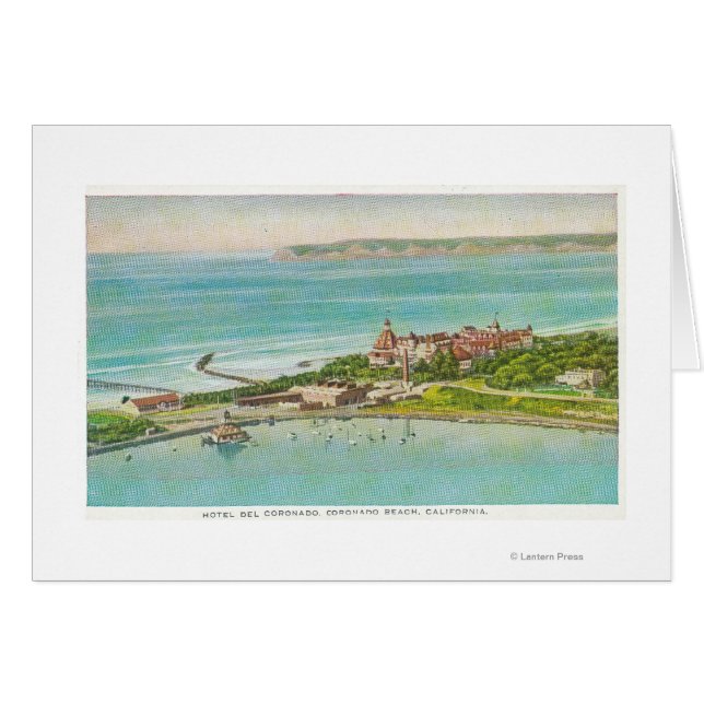 Aerial View of Hotel del Coronado (Front Horizontal)