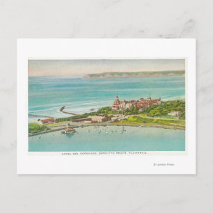 Aerial View of Hotel del Coronado Postcard