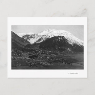 Aerial View of Juneau, Alaska Photograph Postcard