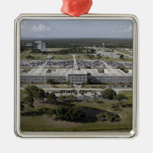 Aerial view of Kennedy Space Centre Metal Ornament