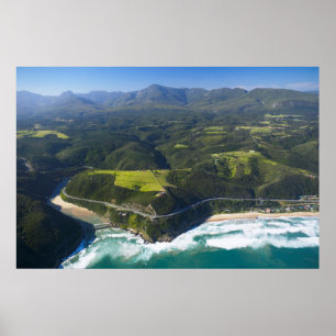 Aerial View Of Keurbooms River, Garden Route Poster