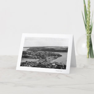 Aerial view of Kodiak, Alaska Photograph Card
