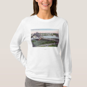 Aerial View of Lewiston BridgeLewiston, ID T-Shirt