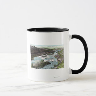 Aerial View of Link RiverKlamath County, OR Mug